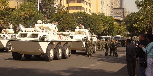 Antisommossa cinese a Urumqi - Xinjiang 2009