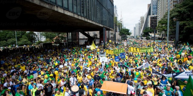 Proteste a Sao Paulo - marzo 2015