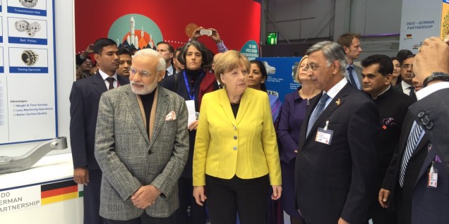 Merkel Modi