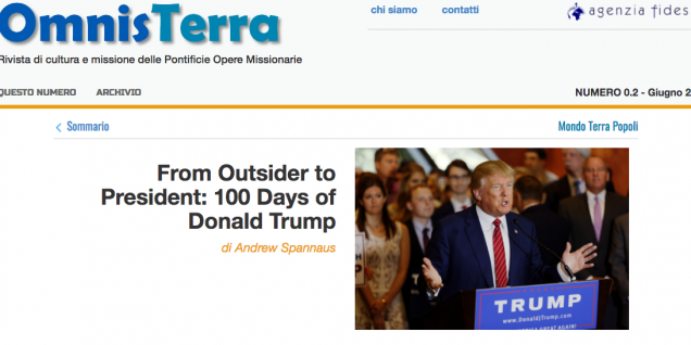 From Outsider to President: 100 Days of Donald Trump Omnis june 2017