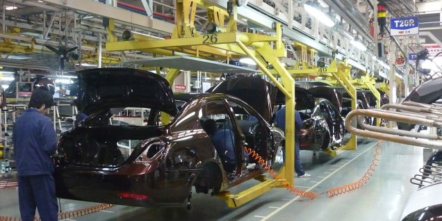Produzione auto in Cina