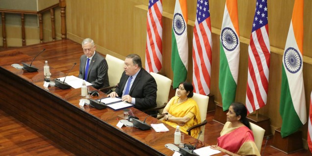 Pompeo in India