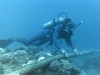 Diver-underwater cable
