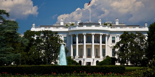 White House blu sky