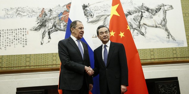 Sergey Lavrov and Wang Yi